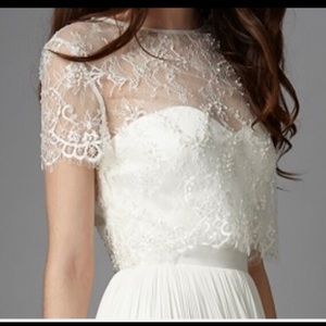 BHLDN Gracelyn Topper by Catherine Dean